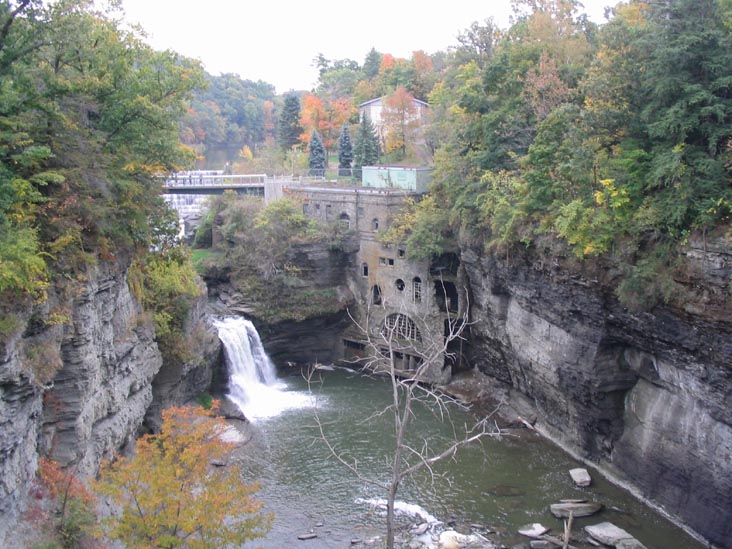 View from the Thurston Avenue bridge at Cornell