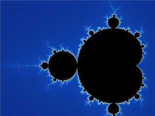 Gif of continually zooming in on the Mandelbrot set
