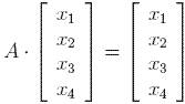 Matrix equation