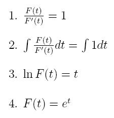 F(t)=F'(t)