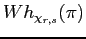 $ Wh_{\chi_{r,s}}(\pi)$