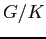$ G/K$