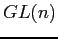 $ GL(n)$