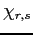 $ \chi_{r,s}$