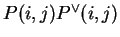 $P(i,j)P^\vee(i,j)$
