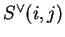 $S^\vee(i,j)$