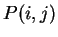 $P(i,j)$
