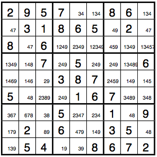 Nondeterministic Sudoku Solver. Using the amb special form to