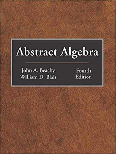 Abstract Algebra, 4th edition