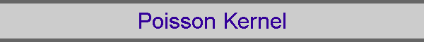 Poisson Kernel