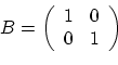 identity matrix